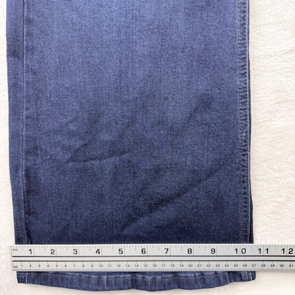 KanCan Petite Flare Jeans Dark Wash Whiskering Size 11/29 KC6102D-PT - Picture 8 of 10